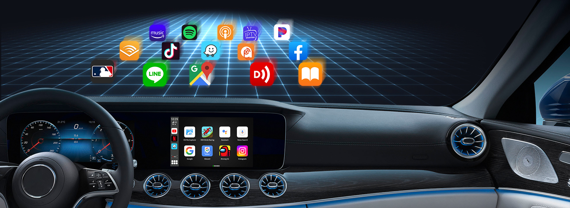 Carlinkit tbox ar kamera a bezdrátový adaptér systém android 13 evtech_cz